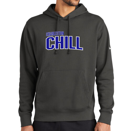 Charleston Chill Digital Print Design CC1 on a Nike® - Club Fleece Sleeve Swoosh Pullover Hoodie Thumbnail