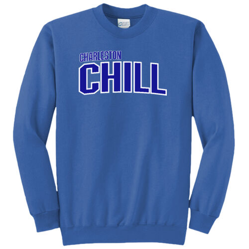 Charleston Chill Digital Print Design CC1 on a Port & Co.® - Core Fleece Crewneck Sweatshirt Thumbnail