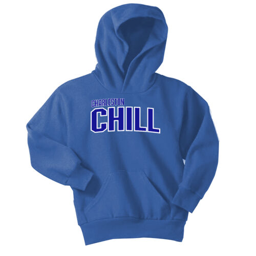 Charleston Chill Digital Print Design CC1 on a Port & Co.® - Youth Core Fleece Pullover Hooded Sweatshirt Thumbnail