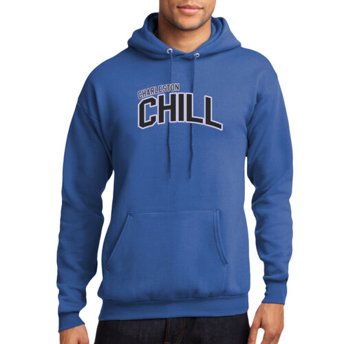 Charleston Chill Embroidered Design CC1 on a Port & Co.® - Core Fleece Pullover Hooded Sweatshirt Thumbnail