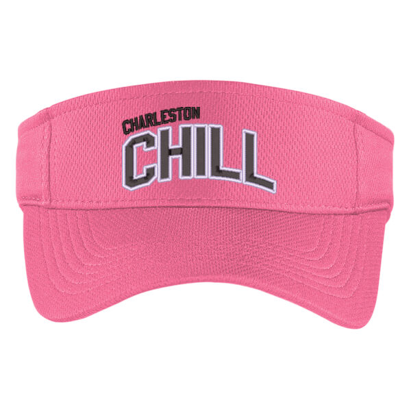 Charleston Chill Embroidered Design CC1 on a Sport-Tek® - PosiCharge ® RacerMesh ® Visor Thumbnail